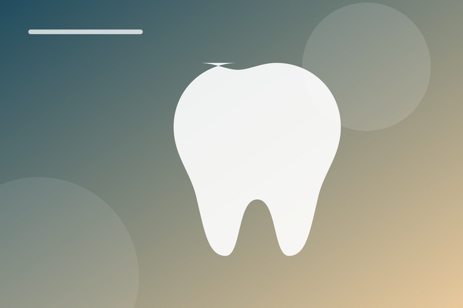 Abstract illustration about dental wellness
